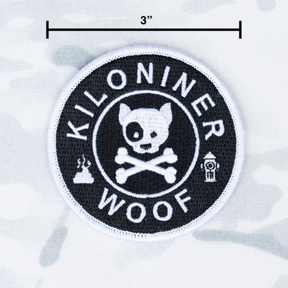DOG & CROSSBONES Glow In The Dark Morale Patch