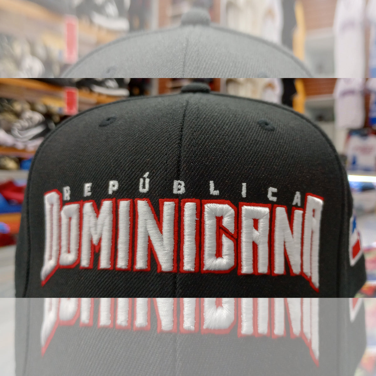 Dominican Republic SnapBack Black hat