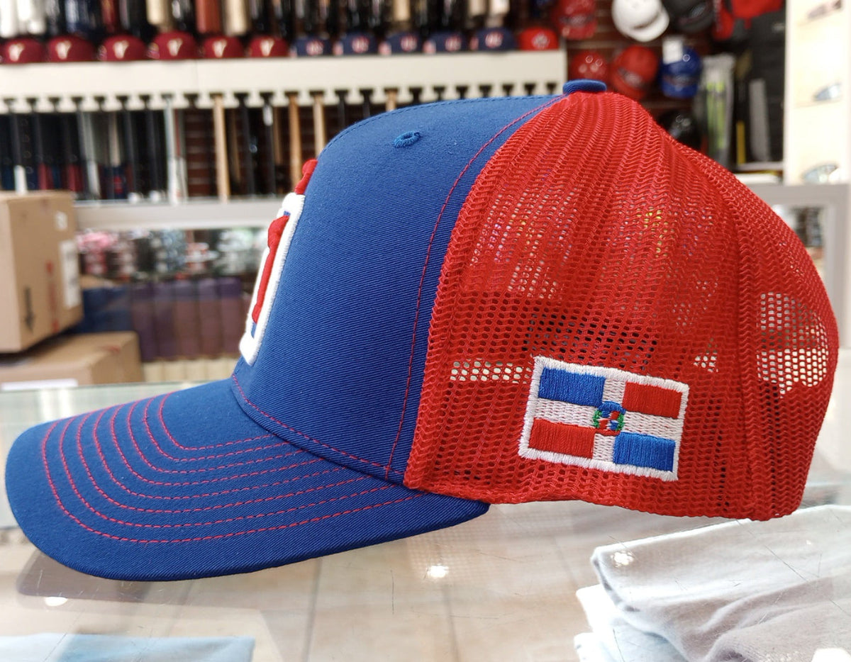 Dominican Republic SnapBack Mesh Royal Red Cap RD