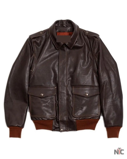 “Don Gentile” A-2 Hand Painted Testa di Moro Flight Jacket