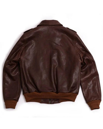 “Don Gentile” A-2 Seal Brown Flight Jacket
