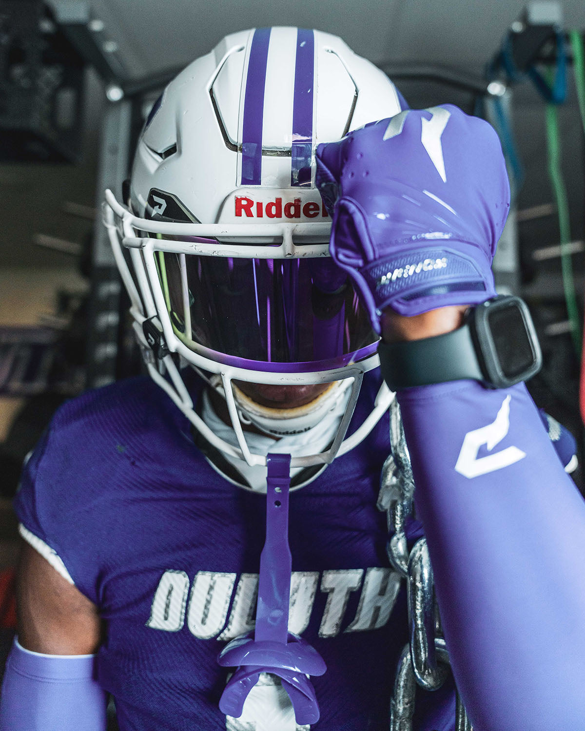 Phenom Elite VPS5 Youth Football Gloves - Team Colors