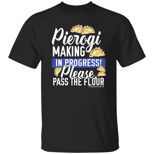 Pierogi Making In Progress (Dark Tees)