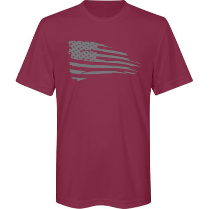 Distressed Flag Kids Zone Tee