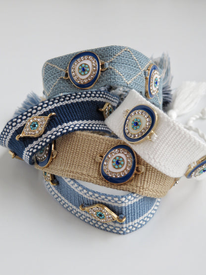 Evil Eye Tassle  Bracelet