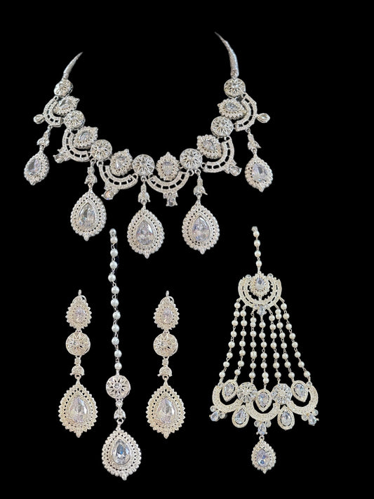 BR306 Sabina Cz bridal set (SHIPS IN 4 WEEKS )