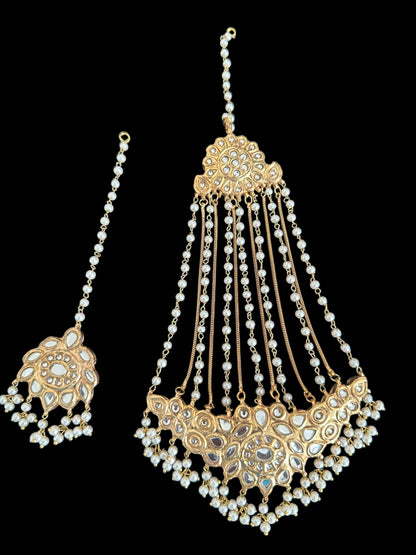 JTK8 Sifa Kundan jhoomar tika (READY TO SHIP )