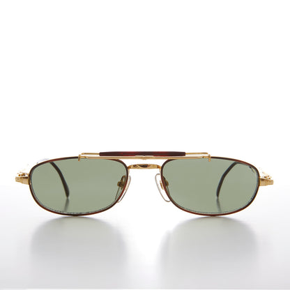 Half Frame Vintage Aviator Deadstock Sunglass - Earl
