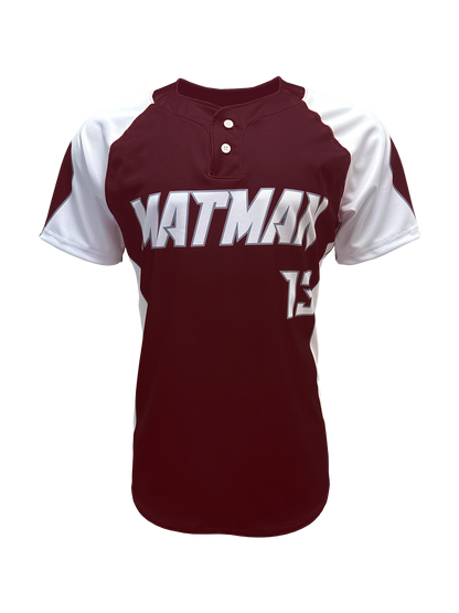 The Alley 2-Button Baseball Jersey