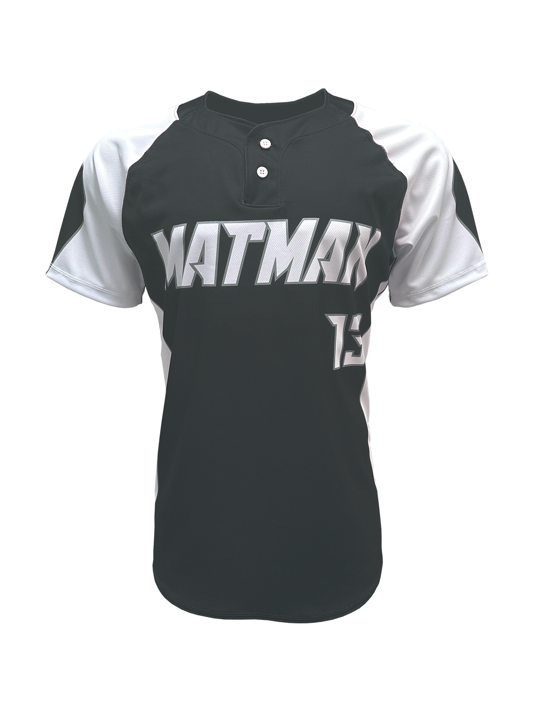 The Alley 2-Button Baseball Jersey