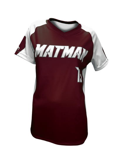 The Alley V-Neck Softball Jersey