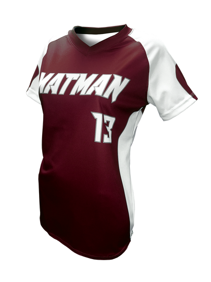 The Alley V-Neck Softball Jersey