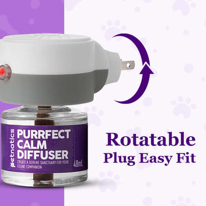 Purrfect Cat Calming Diffuser Kit with 2 Refills