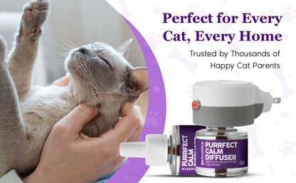 Purrfect Cat Calming Diffuser Kit with 2 Refills