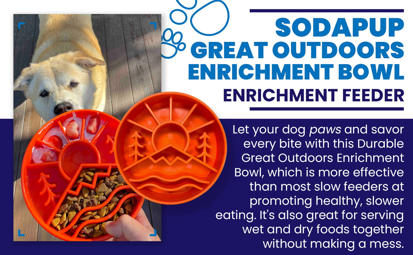 Great Outdoors eBowl - Slow Feeder Dog Bowl & Enrichment | USA Made