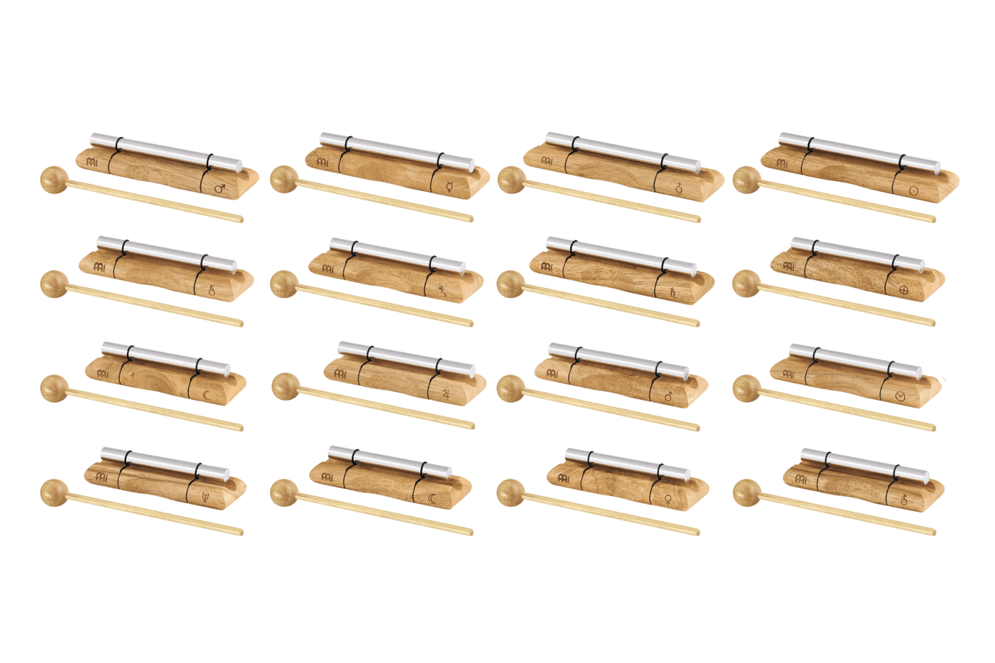 16 Energy Chimes Complete Planetary Set