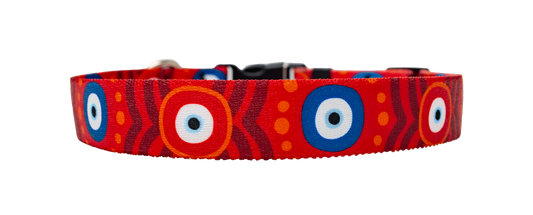 Evil Eye Mal de Ojo Dog Collar