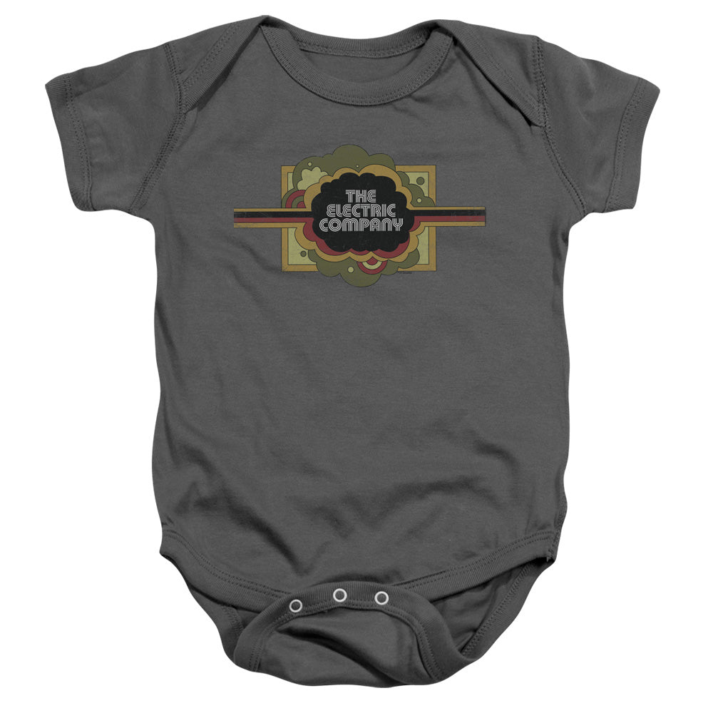 Electric Company Logo Infant Baby Snapsuit Charcoal Officially Licensed