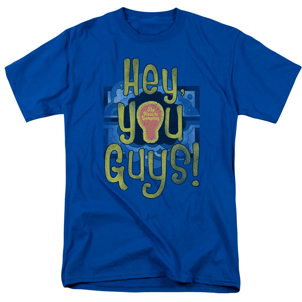 Electric Company Hey You Guys Mens T Shirt Royal Blue Officially Licensed