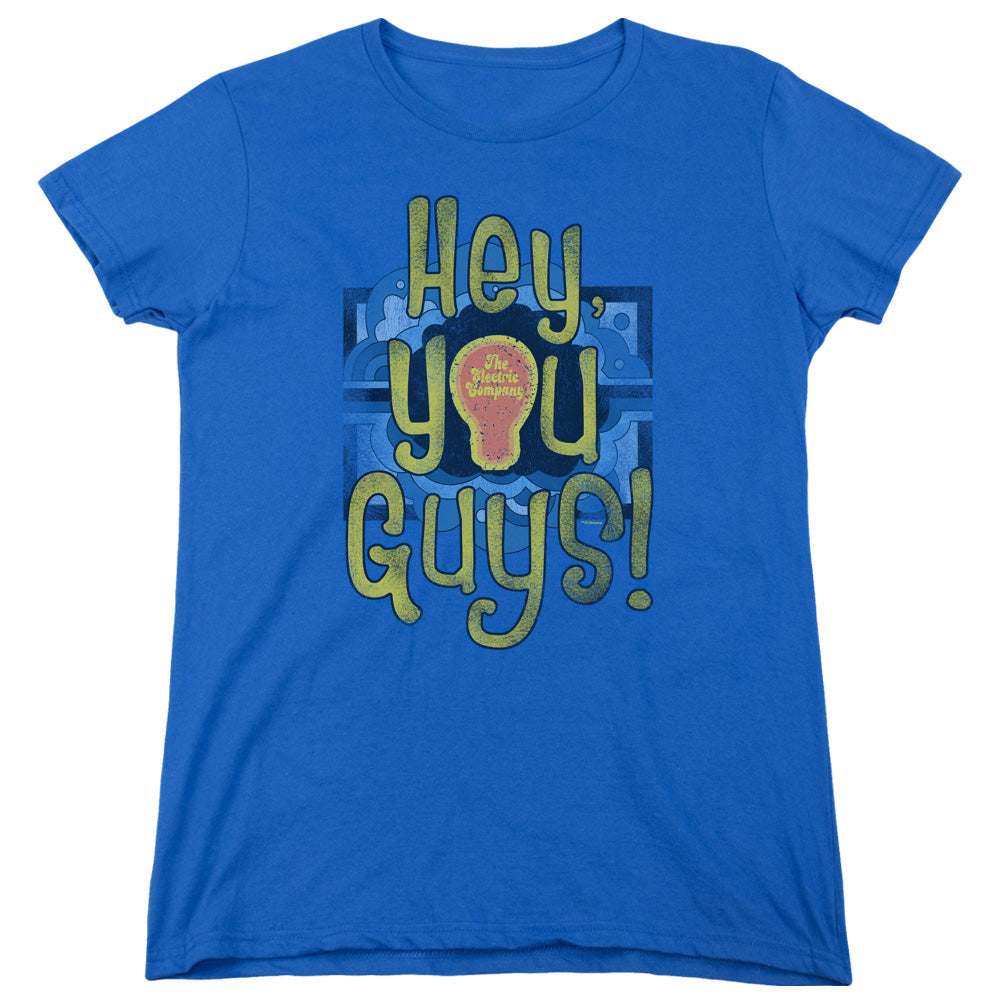 Electric Company Hey You Guys Womens T Shirt Royal Blue Officially Licensed