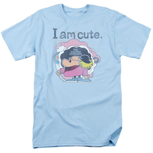 Electric Company I Am Cute Mens T Shirt Light Blue Officially Licensed