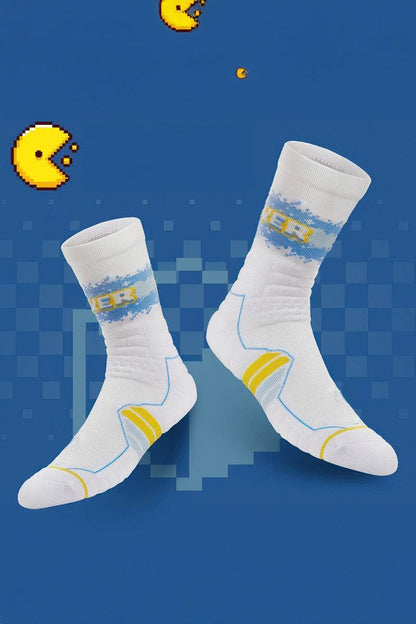 Elite Basketball Socks - High-Cut Terry Cushion Performance Crew Socks