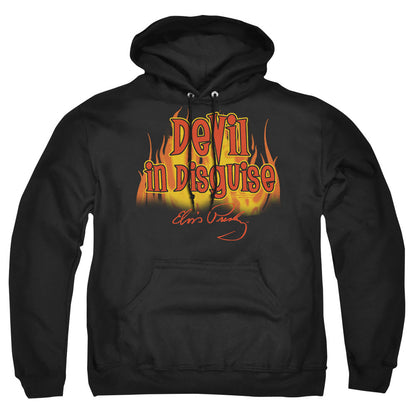 Elvis Presley Devil In Disguise Mens Hoodie Black Officially Licensed
