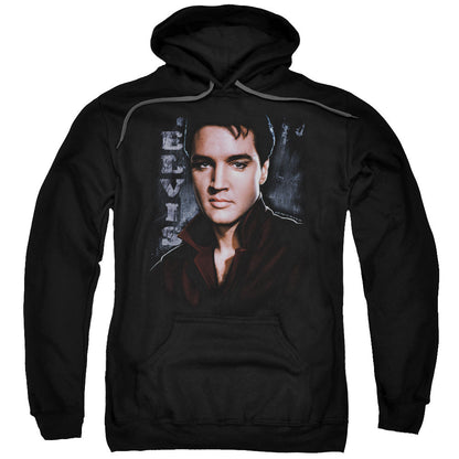 Elvis Presley Tough Mens Hoodie Black Officially Licensed