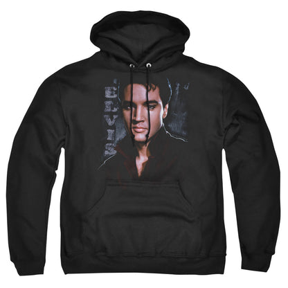 Elvis Presley Tough Mens Hoodie Black Officially Licensed