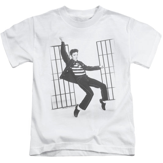 Elvis Presley Jailhouse Rock Juvenile Kids Youth T Shirt White Officially Licensed