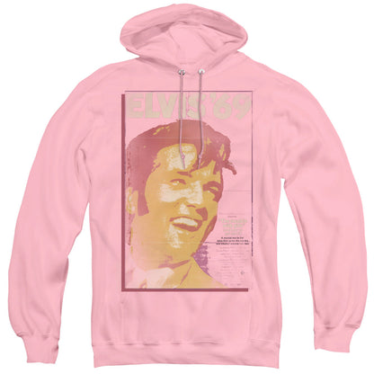 Elvis Presley Trouble With Girls Mens Hoodie Pink Officially Licensed