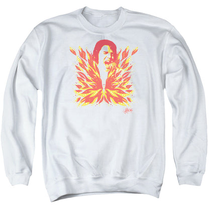 Elvis Presley His Latest Flame Mens Crewneck Sweatshirt White