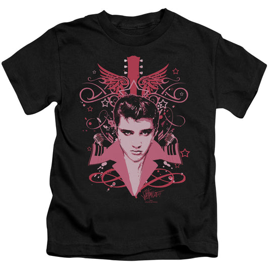 Elvis Presley Lets Face It Juvenile Kids Youth T Shirt Black Officially Licensed