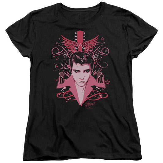 Elvis Presley Lets Face It Womens T Shirt Black Officially Licensed