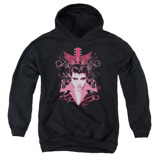 Elvis Presley Lets Face It Kids Youth Hoodie Black Officially Licensed
