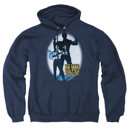 Elvis Presley Hands Up Mens Hoodie Navy Officially Licensed