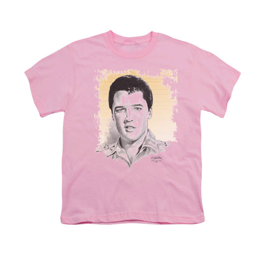 Elvis Presley Matinee Idol Kids Youth T Shirt Pink Officially Licensed