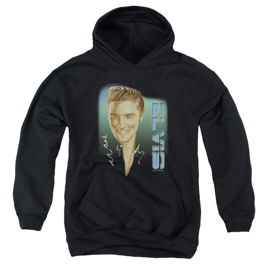 Elvis Presley Elvis 56 Kids Youth Hoodie Black Officially Licensed