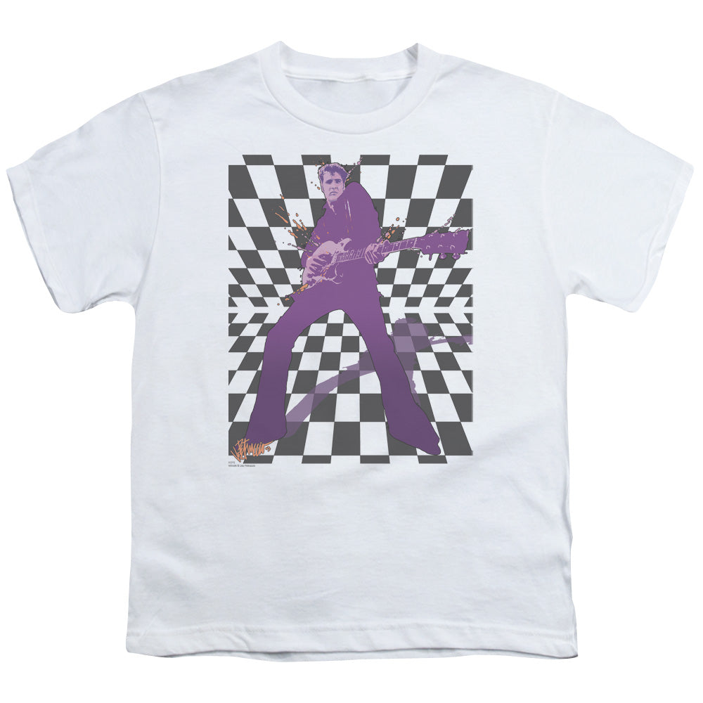 Elvis Presley Lets Rock Kids Youth T Shirt White Officially Licensed