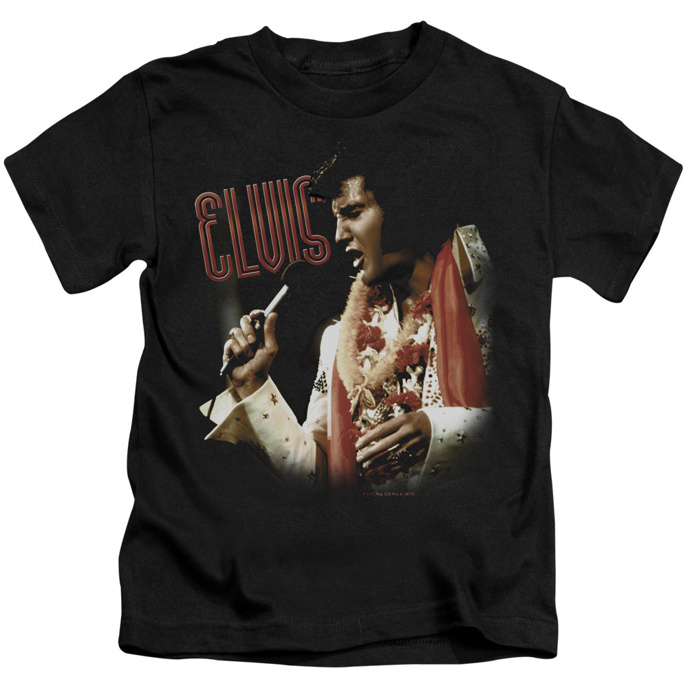 Elvis Presley Soulful Juvenile Kids Youth T Shirt Black Officially Licensed