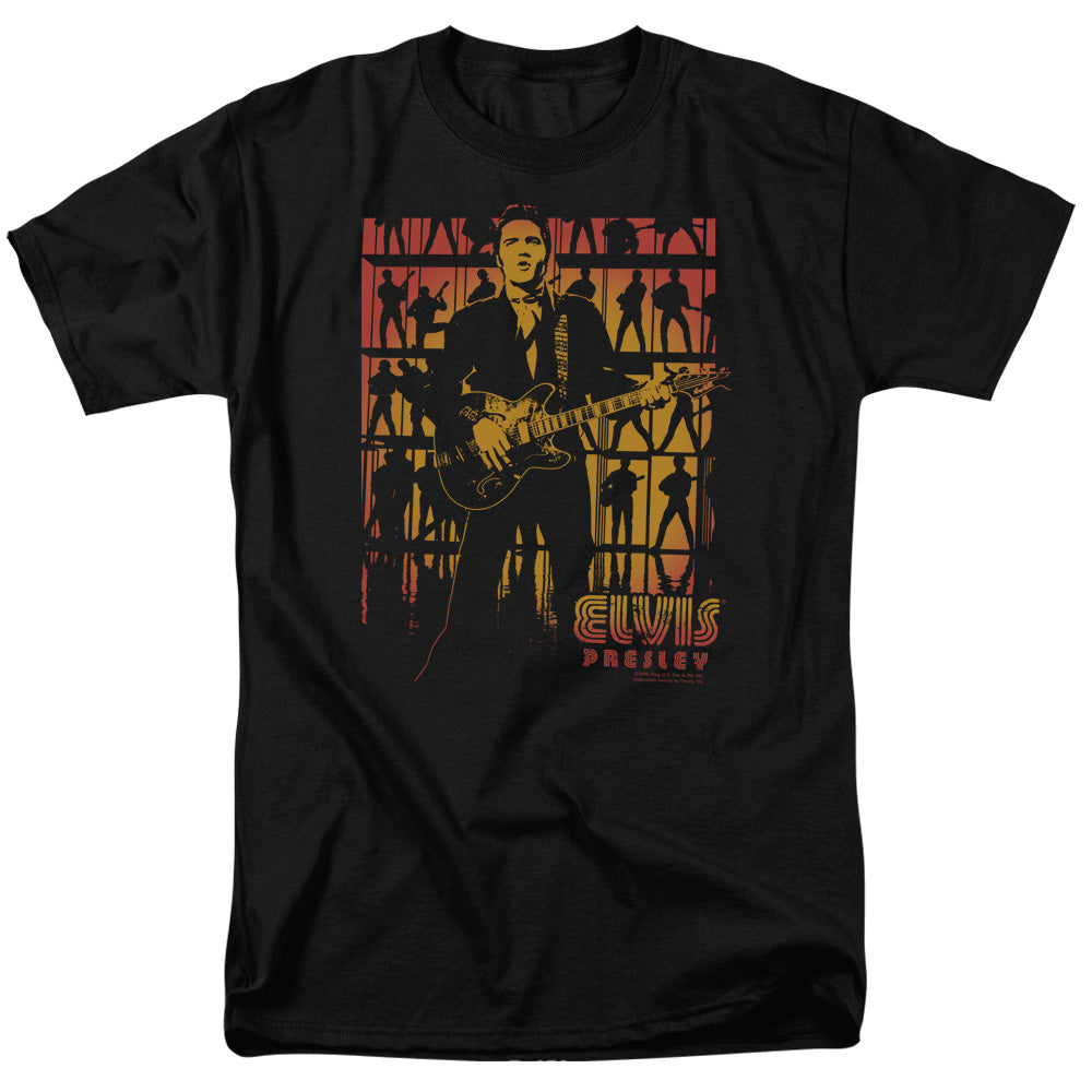 Elvis Presley Comeback Spotlight Mens T Shirt Black Officially Licensed