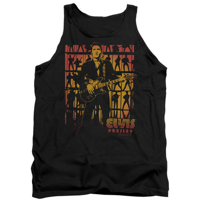 Elvis Presley Comeback Spotlight Mens Tank Top Shirt Black Officially Licensed