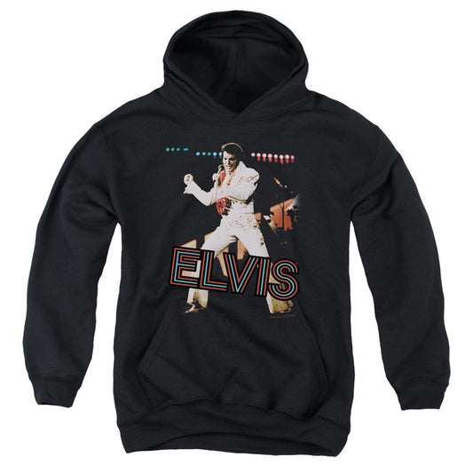 Elvis Presley Hit the Lights Kids Youth Hoodie Black Officially Licensed