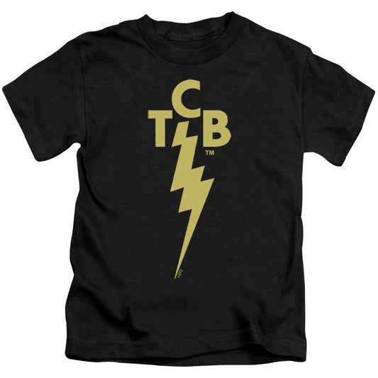 Elvis Presley Tcb Logo Juvenile Kids Youth T Shirt Black Officially Licensed