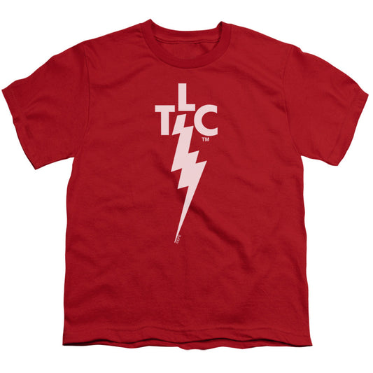 Elvis Presley Tlc Logo Kids Youth T Shirt Red Officially Licensed
