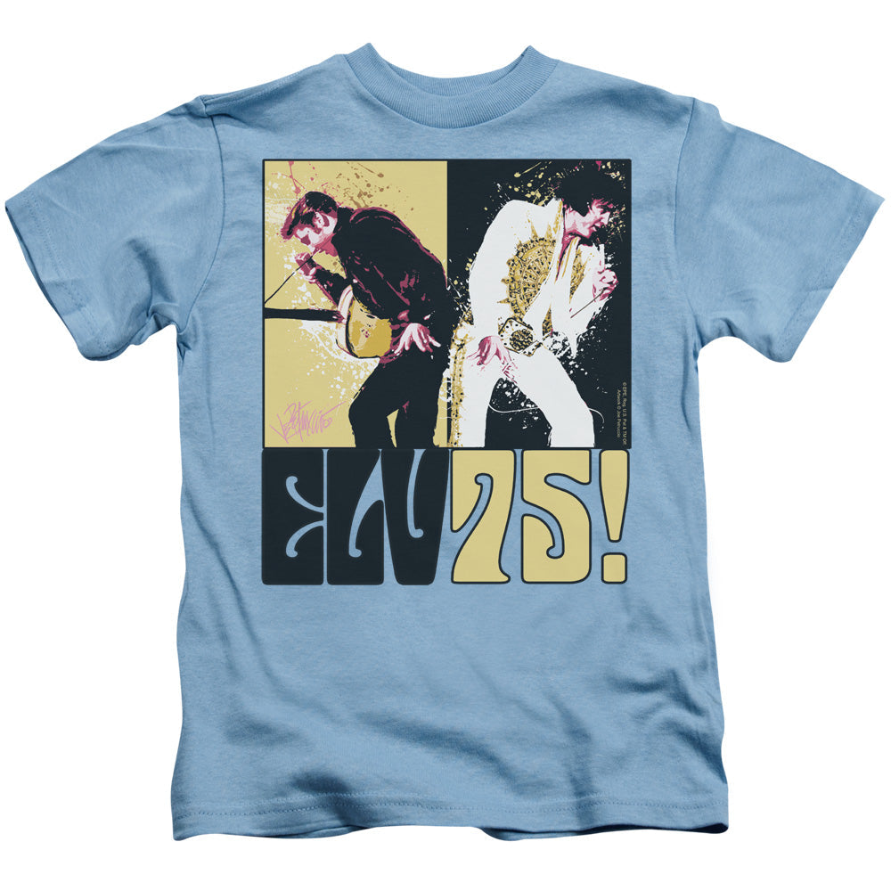 Elvis Presley Still the King Juvenile Kids Youth T Shirt Carolina Blue Officially Licensed