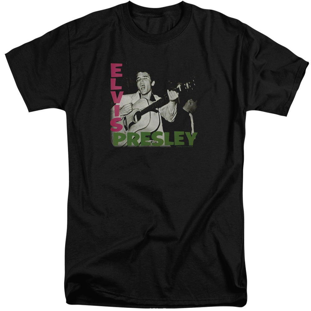 Elvis Presley Elvis Presley Album Mens Tall T Shirt Black Officially Licensed