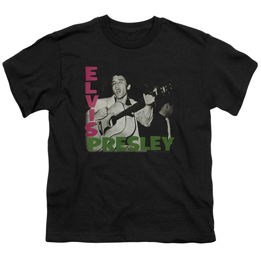 Elvis Presley Elvis Presley Album Kids Youth T Shirt Black Officially Licensed