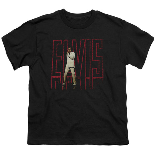Elvis Presley Elvis 68 Album Kids Youth T Shirt Black Officially Licensed