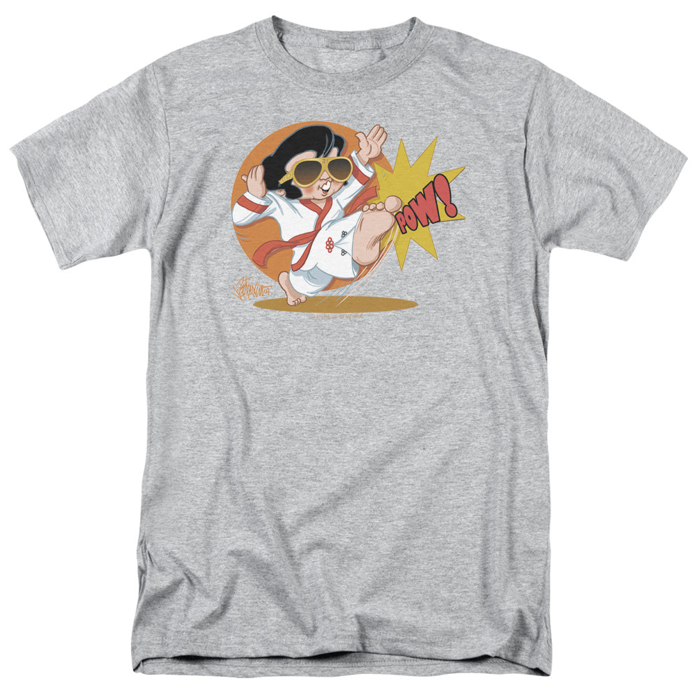 Elvis Presley Karate King Mens T Shirt Athletic Heather Officially Licensed